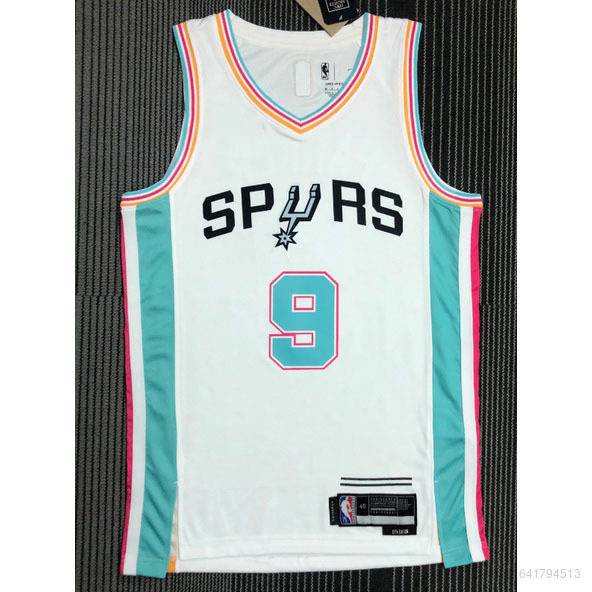 Áo Thun Ba Lỗ Thể Thao NBA Số 75 San Antonio Spurs Số 9