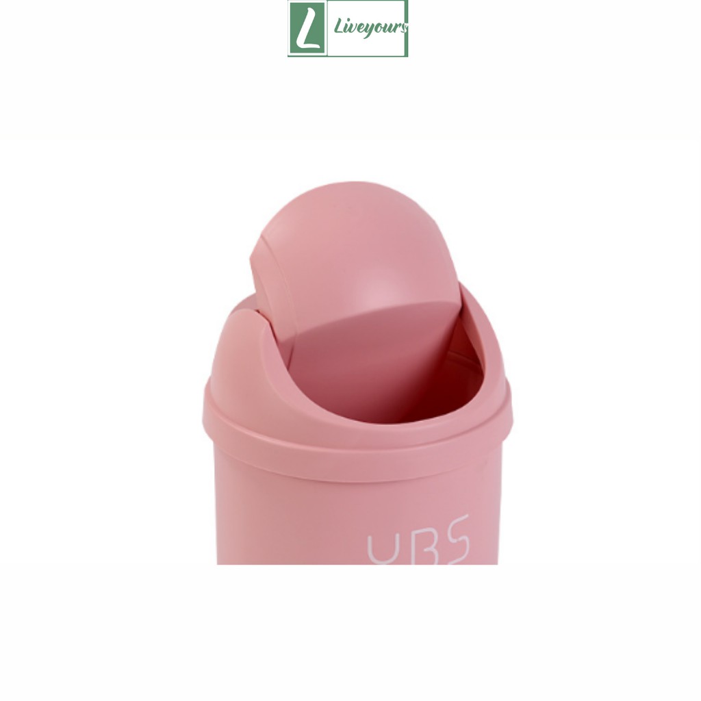 Thùng Rác Mini Để Bàn Làm Việc, Bàn Học Cực Dễ Thương - Thùng Rác Mini Có Nắp Đậy Tiện Lợi | BigBuy360 - bigbuy360.vn