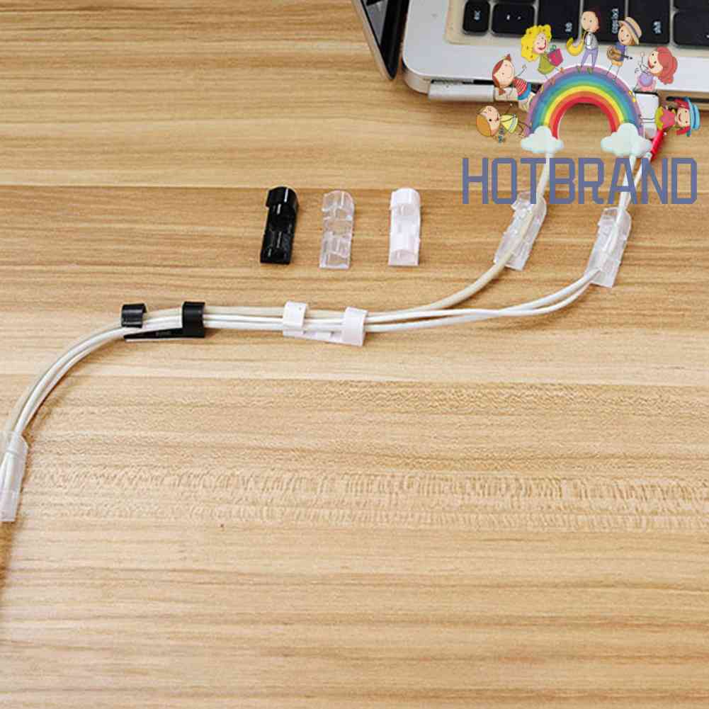 Set 20 Giá Đỡ Cố Định Dây Cáp Mạng Cổng USB