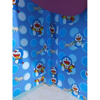 10m giấy decal dán tường doraemon