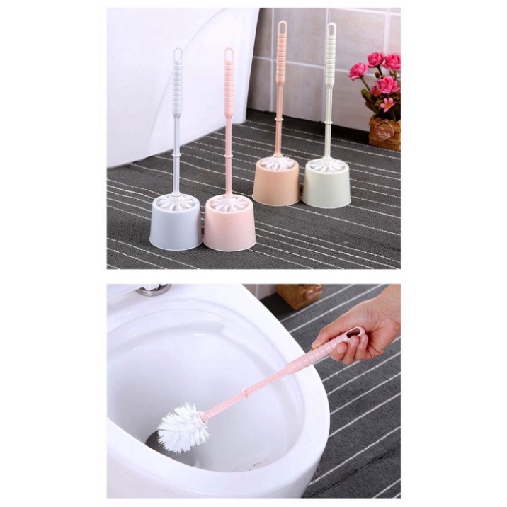 Cây Chà Vệ Sinh Bồn Cầu Có Hộp Đựng Dễ Chà Rửa Chà Siêu Sạch DANA