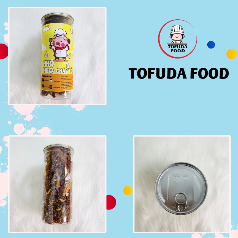 Khô heo cháy tỏi 300g khô lợn loại ngon cay bơ tỏi TOFUDA KHBT200 | BigBuy360 - bigbuy360.vn