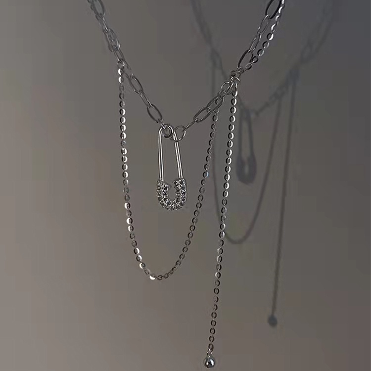 Vòng cổ hợp kim đính đá thời trang thanh lịch cho nữ