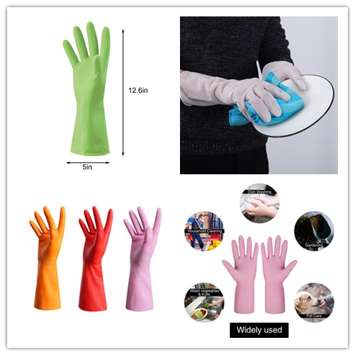 1 Đôi Găng Tay Rửa Chén silicone Chống Trượt Tiện Dụng