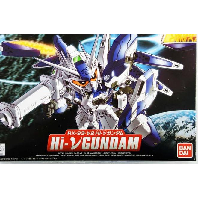 Mô Hình Lắp Ráp Gundam - Bb Senshi Bb 384 Gundam Rx-93-V2 Hi-V (Hi-Nu)