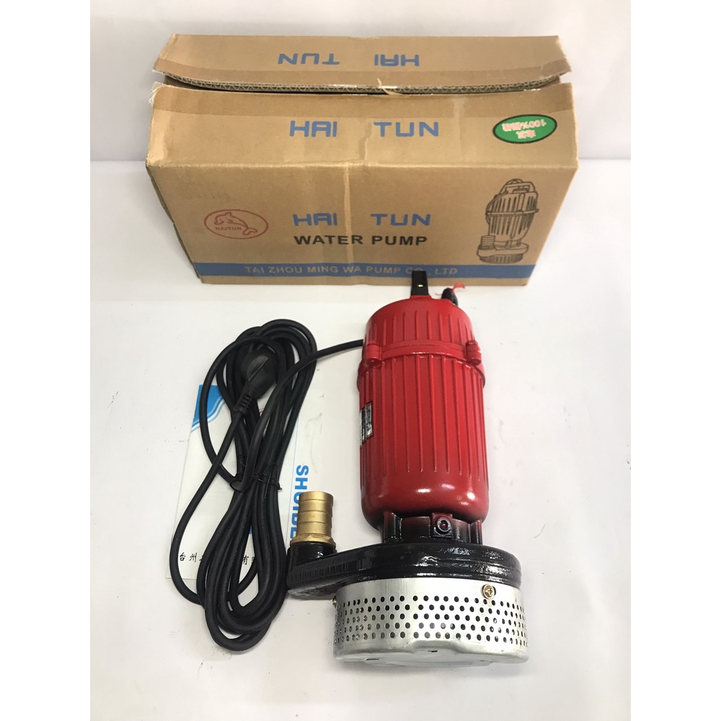 Máy bơm chìm| Bơm tõm 750W HAITUN - Dây đồng 100% đầu ra F50| Máy bơm hồ cá, ao cá ( Bảo hành 6 tháng)