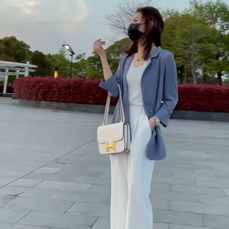 Áo blazer nữ khoác ngoài phong cách hàn quốc, áo khoác hè mỏng | BigBuy360 - bigbuy360.vn