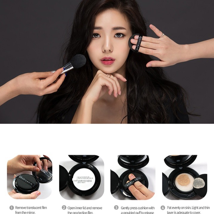 [Phiên Bản Mới 2022] Phấn Nước April Skin Black Magic Snow Cushion Galaxy Edition (15g)