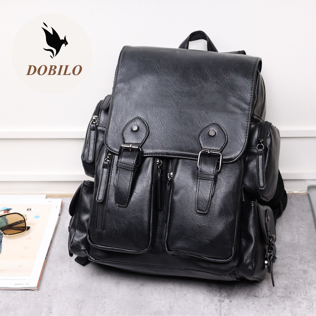 Balo Da, Balo Da Unisex Phong Cách Thời Trang Hàn Quốc