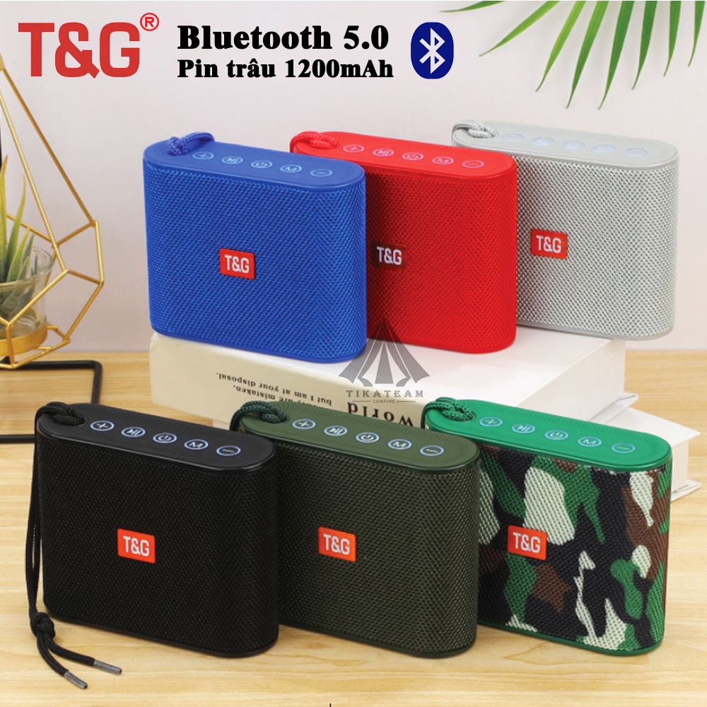 Loa Bluetooth TG185 kiểu vuông chống nước, pin trâu, bass trầm ấm, âm thanh siêu êm