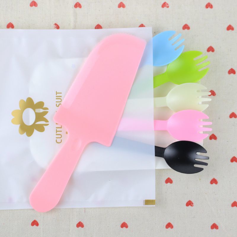 Bộ dao, dĩa, nến sinh nhật - Trang trí bánh kem, bánh sinh nhật - Pepper26 Shop