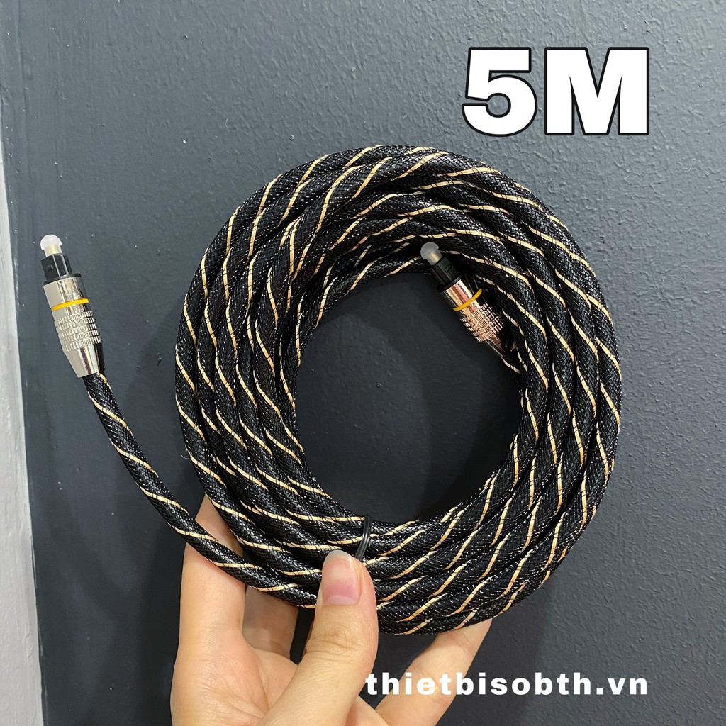 Dây Quang Âm Thanh Bọc Dù Chất Lượng Cao Optical 5M