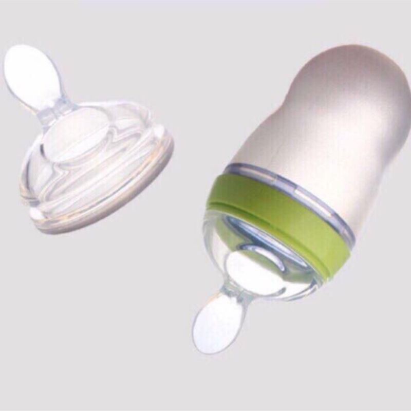 Núm thìa silicone mềm Como thay thế núm ti bình CMTM 150ml 250ml cho bé không chịu ti bình CM04 Homedy Kids