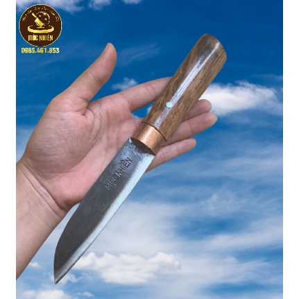 Dao gọt hoa quả Mộc Nhiên Blades hàng rèn thủ công từ nhíp xe ô tô sắc bén