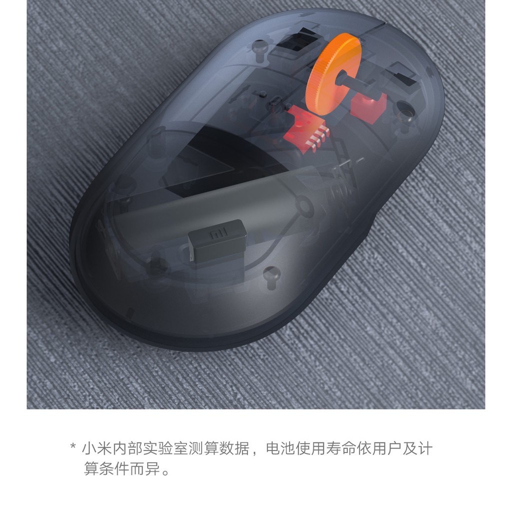 Chuột KHÔNG DÂY Xiaomi Gen 2 Wireless Portable Mouse - Fullbox- BẢO HÀNH CHÍNH HÃNG 3 THÁNG