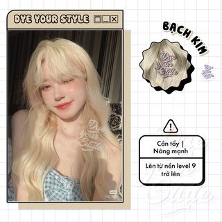 THUỐC NHUỘM TÓC BẠCH KIM - Tẩy/nâng tone (nên khử vàng)