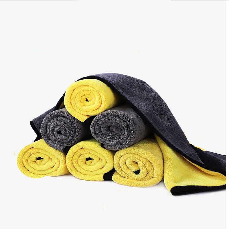 Khăn tắm cho chó cưng chất liệu siêu thấm khô nhanh thiết kế màu vàng