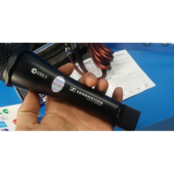 Micro karaoke gia đình SENNHEISER 838II S - HÀNG NHẬP KHẨU tiếng ca trong trẻo công nghệ chống hú cao bắt âm tốt bh 12t