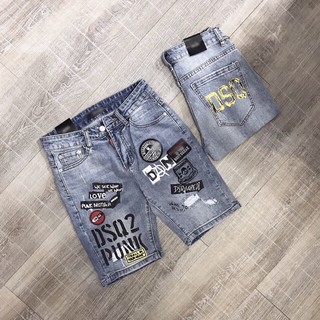 Quần Short Jean Nam DSQ2 Hoạt Hình 3D Nổi Co Giãn Cao Cấp TF06