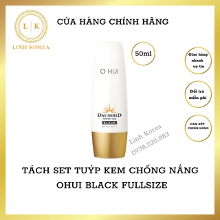 TUÝP KEM CHỐNG NẮNG OHUI BLACK FULLSIZE _hàng tách set 50ml
