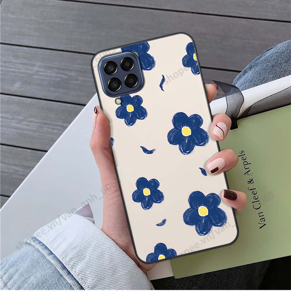Ốp lưng Samsung M33 - M53 in hình hoa, gấu rich bear nghệ thuật, thời trang