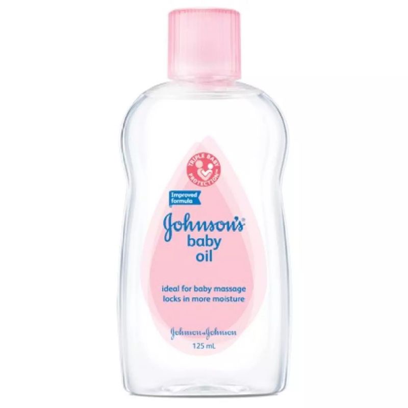 Dầu mát xa dưỡng ẩm Johnson's Baby oil pink 125ml, 50ml cho bé