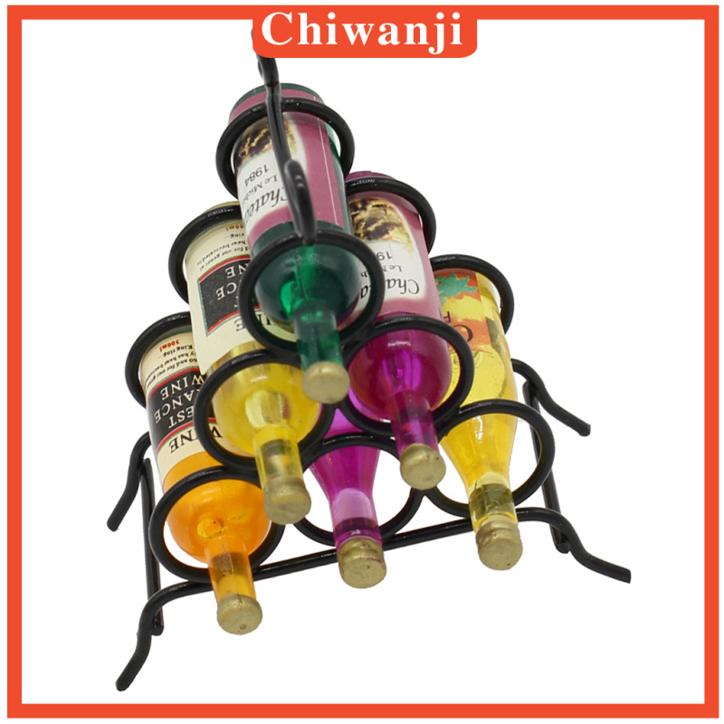 Mô Hình Giá Đỡ Chai Rượu Vang Trang Trí Nhà Búp Bê Tỉ Lệ 1: 12