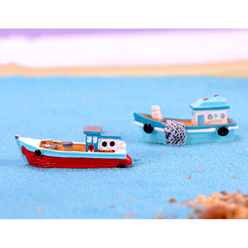 1 Đồ trang trí Thuyền Đánh Cá Trang Trí Sân Vườn