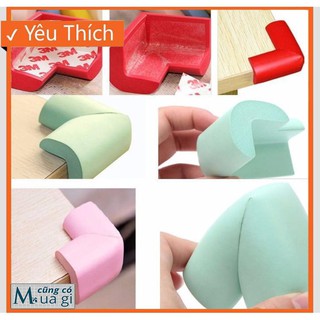 Miếng xốp bịt góc bàn, góc giường an toàn