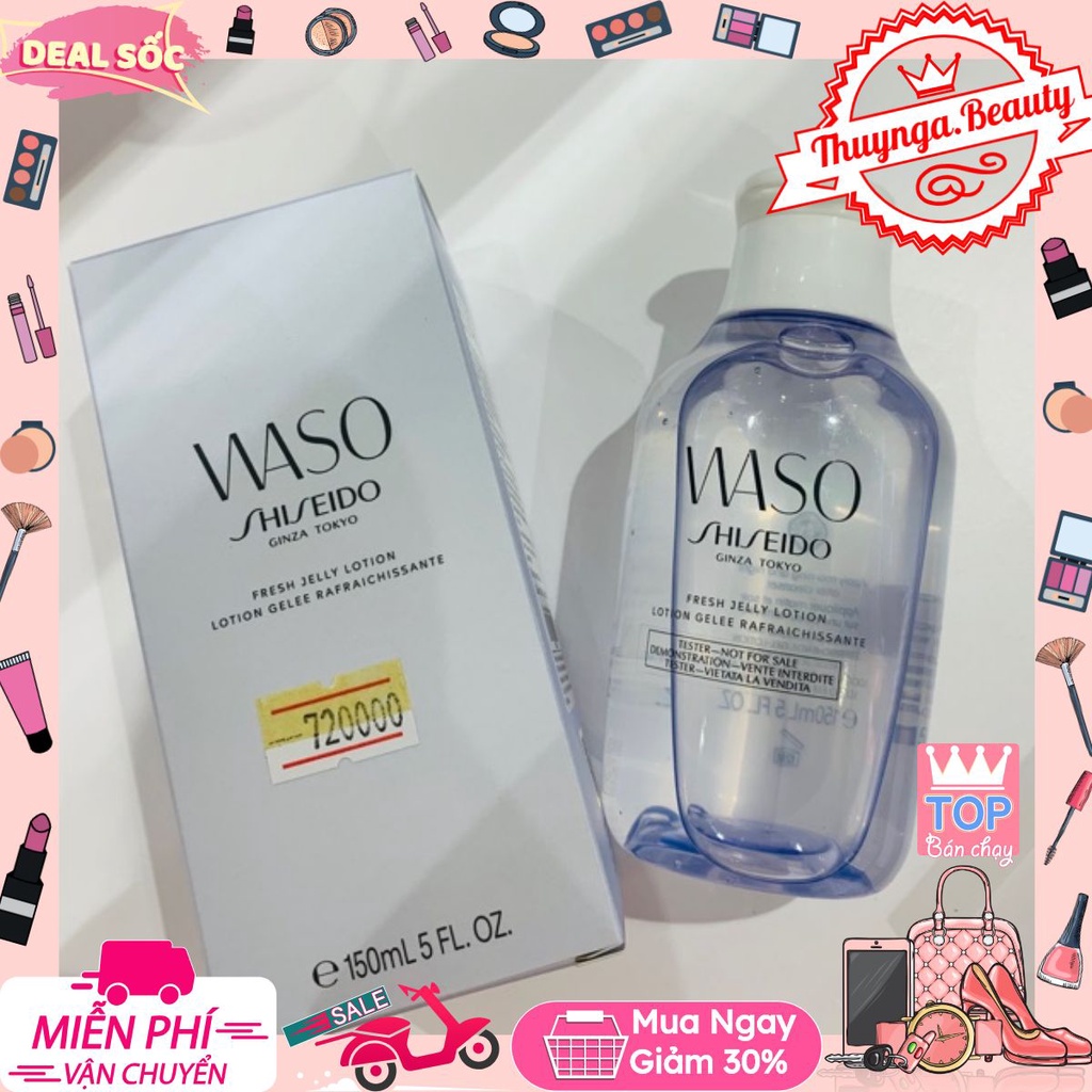 ❌ Nước cân bằng Shiseido Waso Fresh Jelly Lotion 150ml #thuynga.beautyshop#❌CHÍNH HNAGX 100%❌