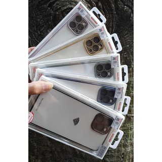 (Tặng Kính )_Ốp lưng Sulada nhám viền màu iPhone 7 Plus đến 12 Pro Max Chính Hãng chống vân tay