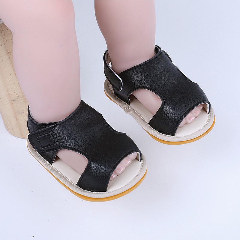 [Hàng loại 1]Giày cho bé trai bé gái đế cao su chống trơn trượt quai dán chất da mềm xinh xắn cho bé