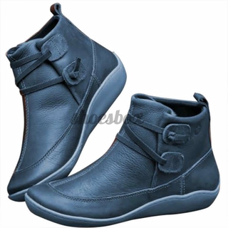 Giày Bốt Da Cổ Cao Thời Trang Cho Nữ