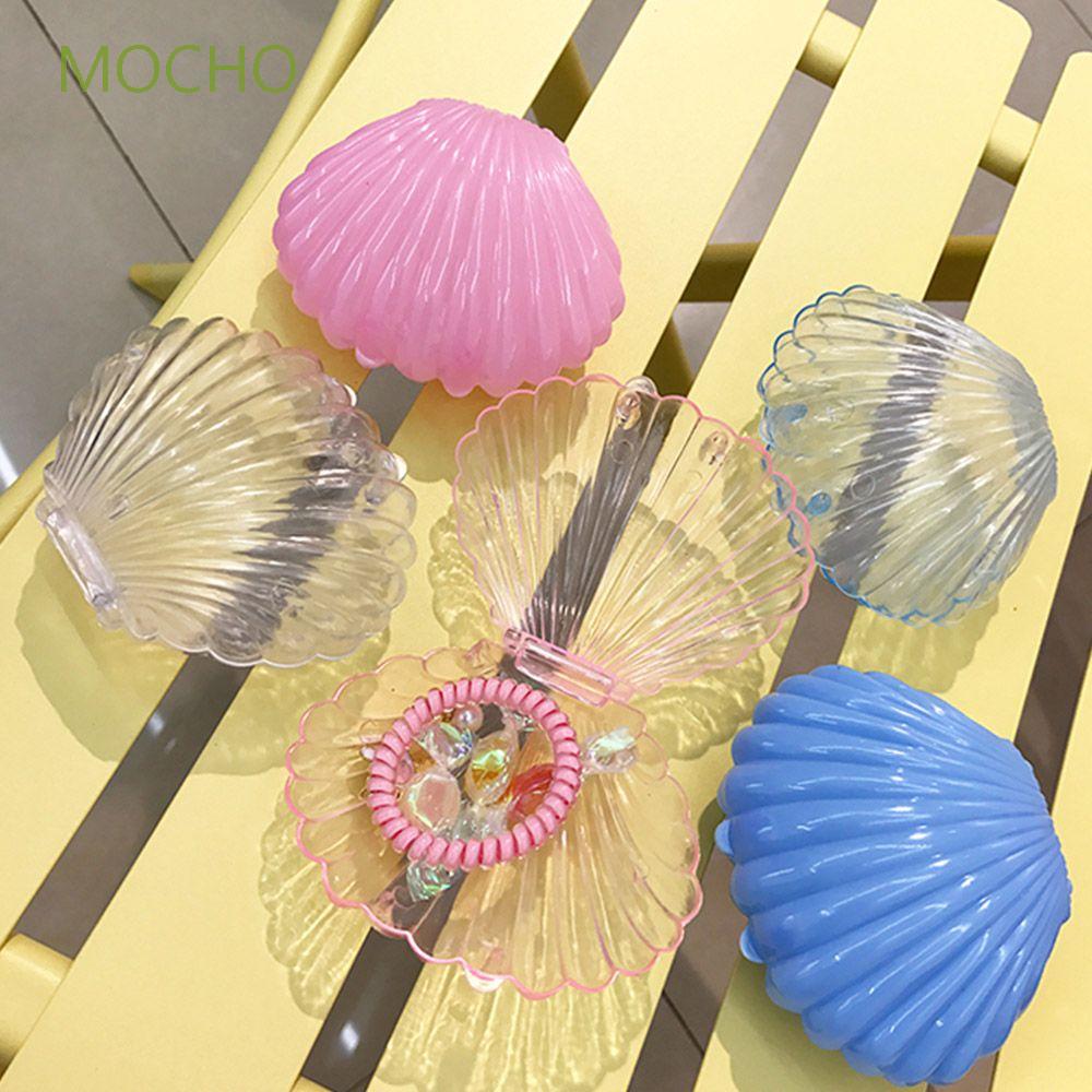 Hộp Đựng Trang Sức Hình Vỏ Sò Trong Suốt Sáng Tạo