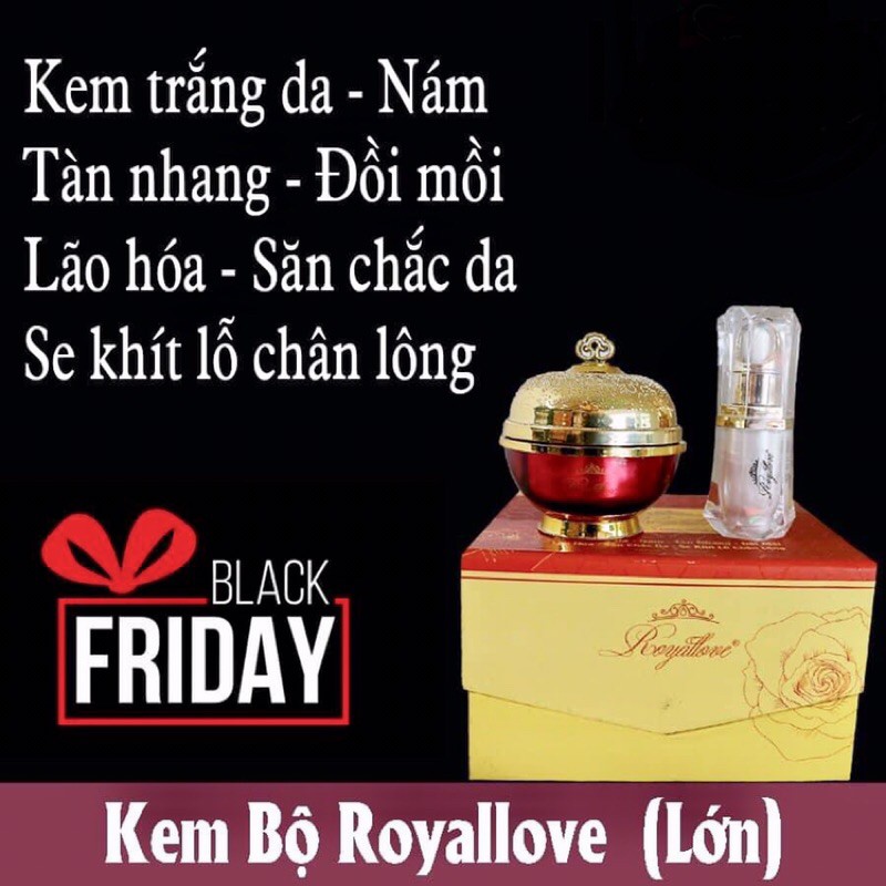 🔥Bộ kem Royallove trắng da ngừa nám 🔥
