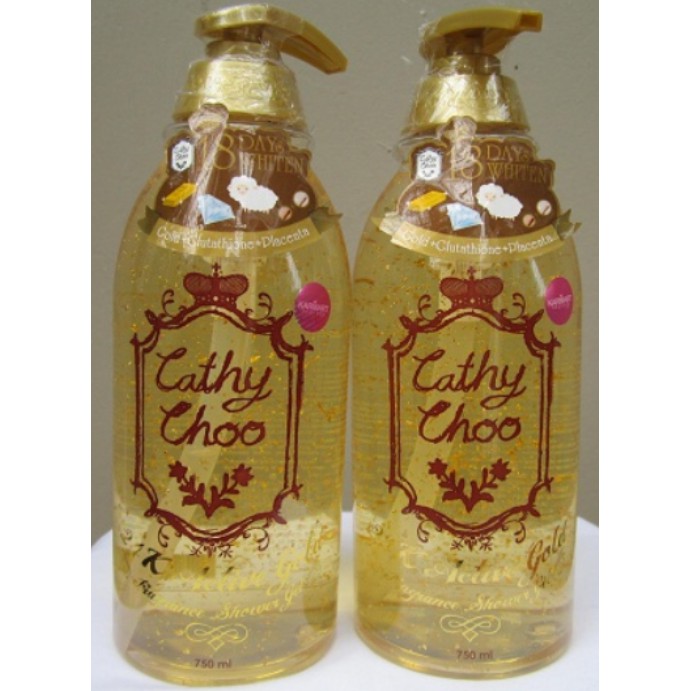 Sữa Tắm Vàng Trắng Da Cathy Choo 24K Active Gold Fragrance Shower Gel (750ml)