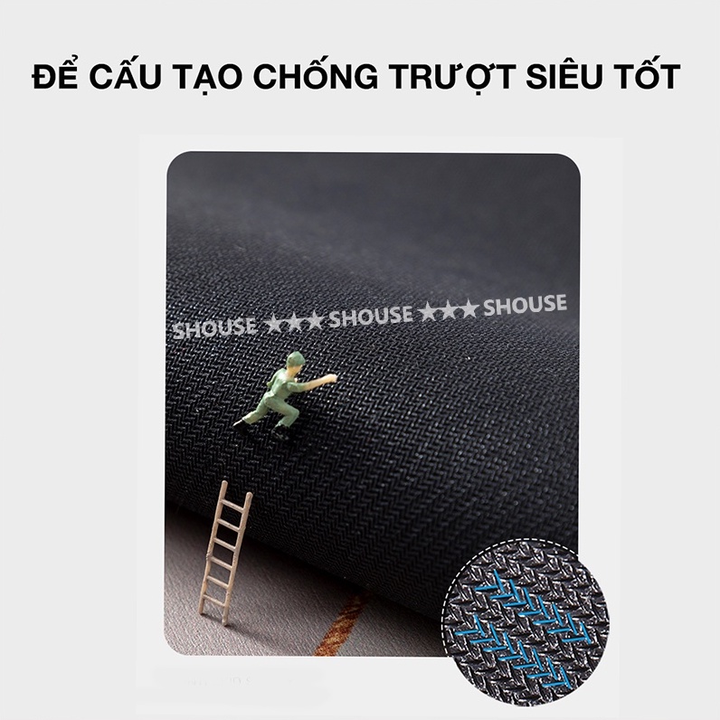 Thảm Chùi Chân lau Silicon vân đá SHOUSE