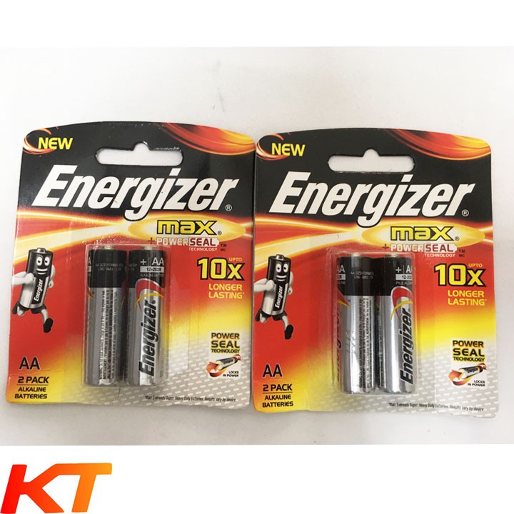 Pin AA Energizer alkaline LR6 - AM3 E91 ( vỉ 2 viên)