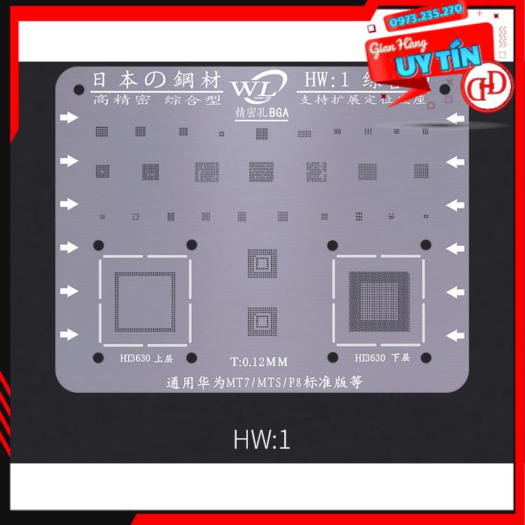 Vỉ làm chân HW:1 Full IC Huawei MT7 MTS P8