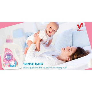 Nước giặt Sense baby 3kg dành cho trẻ sơ sinh an toàn thân thiện