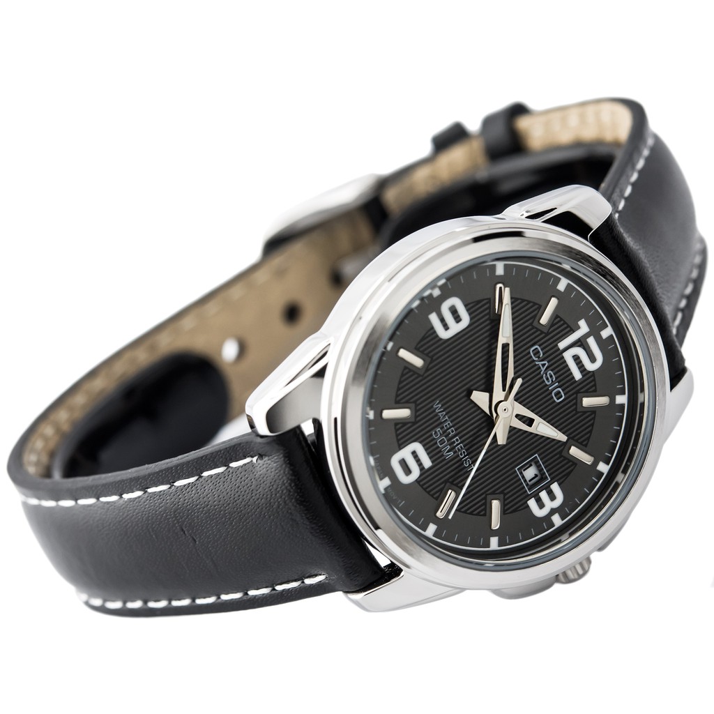 Đồng hồ nữ dây da Casio chính hãng Anh Khuê LTP-1314L-8AVDF (33mm)
