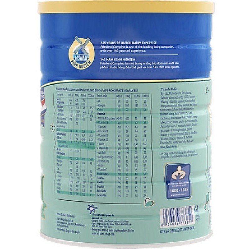 Sữa bột Friso Gold 4 1.5kg (cho bé từ 2-4 tuổi)