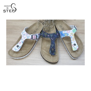 Dép đế trấu Nữ Quai EVA in hoa văn kẹp ngón (Size 35-39)