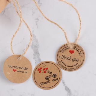 UUMIR Set 100 thẻ giấy có dây treo