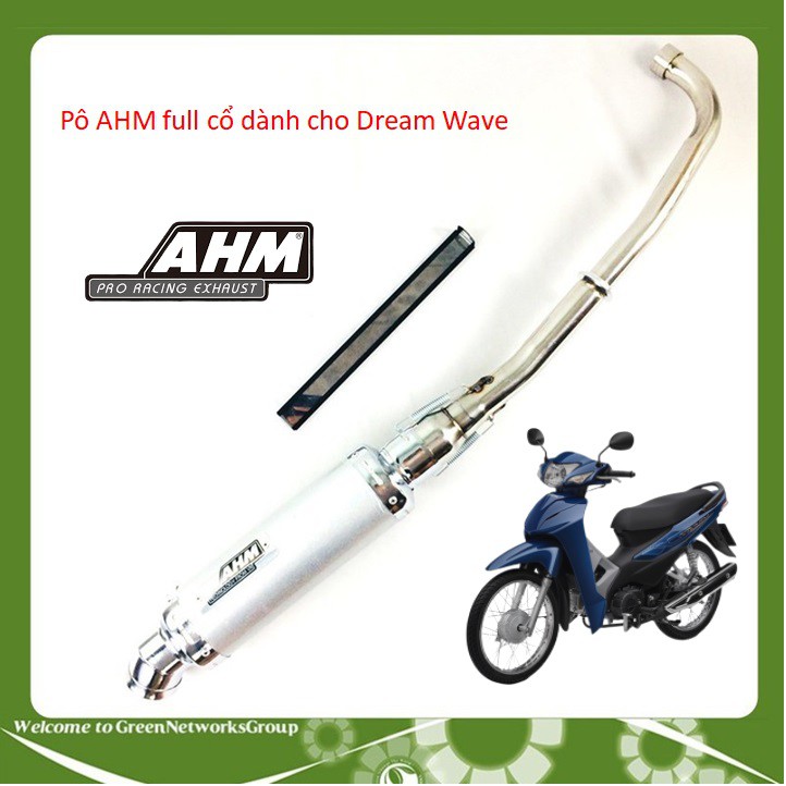 Pô xe máy AHM SPARK UMA full cổ pô nhiều loại xe Winner Exciter Dream Wave SI JU