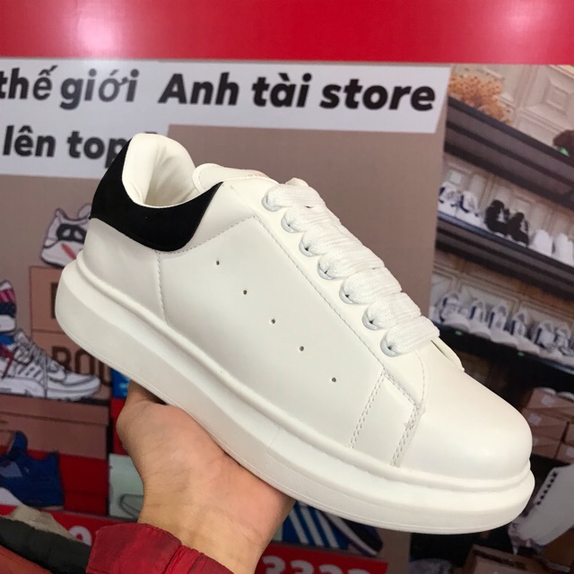 (Bản chuẩn 11❤️tặng bok❤phụ kiện+tất❤quà)Giày thể thao nam nữ MC cao cấp  tăng chiều cao sẵn gót đen+phản quang T181 | BigBuy360 - bigbuy360.vn