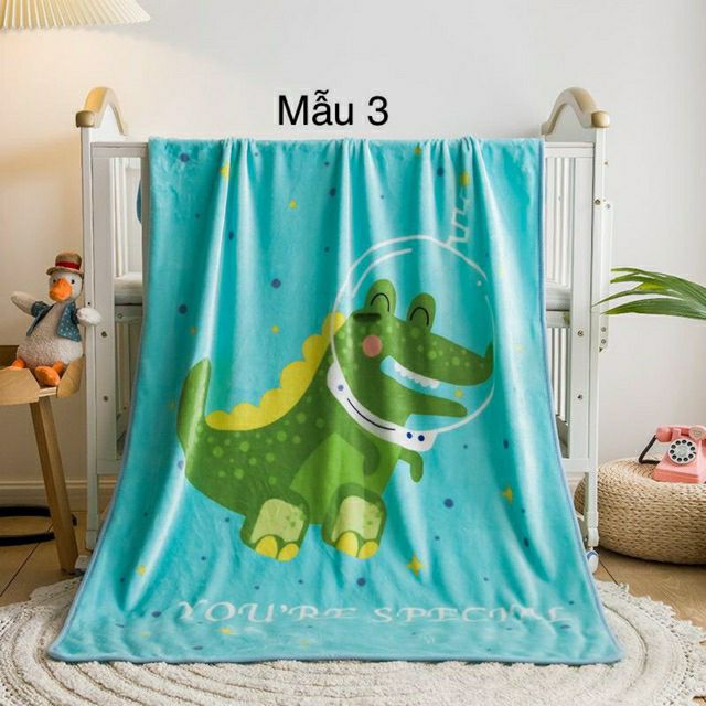 Chăn lông tuyết ấm áp mềm mại cho bé KT 100×140
