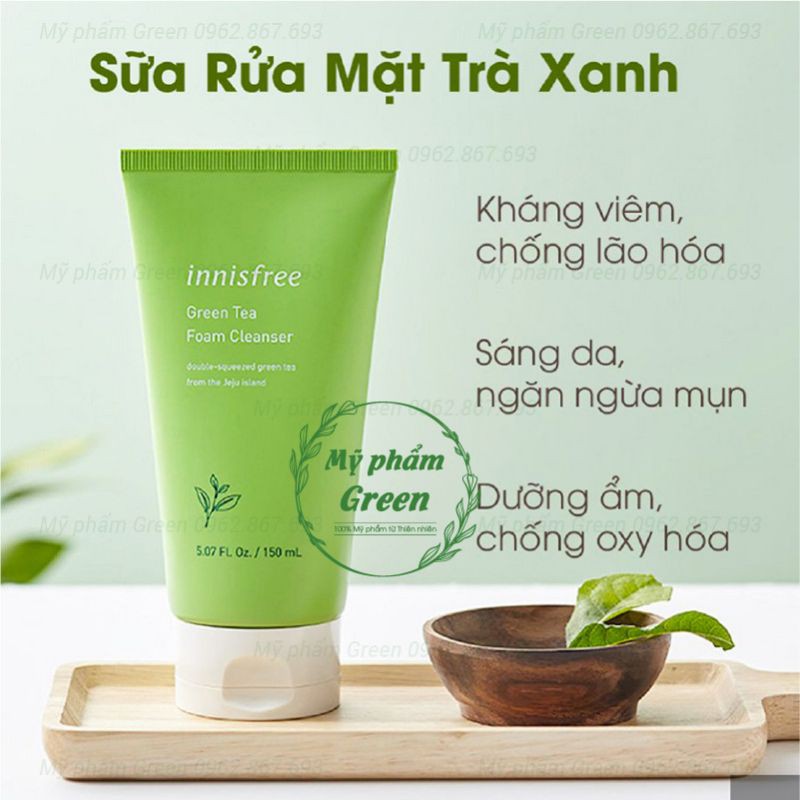 Sữa rửa mặt Trà Xanh Innisfree 150ml | BigBuy360 - bigbuy360.vn