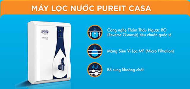 Máy Lọc Nước Unilever Pureit Casa Classic RO + MF