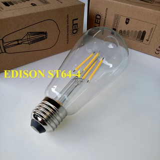 Bóng Đèn Led EDISON ST64-4 Ánh Sáng Vàng 2700k